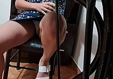 Stepsister In White Panties Opens Legs For Hidden Cam Spy