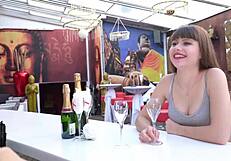 I FUCK French pornstar Luna Rival in night club.