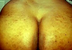 I watch the Indian girl shake her big ass before anal.