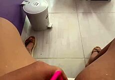 colombian student in pantyhose gets her juicy pussy fucked in public for first time in front of clients.