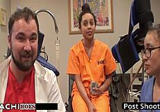 Oh wow, Mia Sanchez moans as nurse delivers mandatory hitachi orgasm with anal fingering!