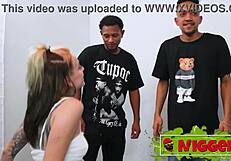 i bent over for quickie with three big black cocks