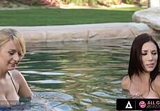 jelena jensen gets pussy licked by swim coach