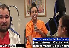 Oh wow, Mia Sanchez moans as nurse delivers mandatory hitachi orgasm with anal fingering!