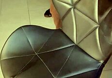 He Watches Rosa Vermelha Sitting, Unable To Do Anything As She Masturbates Her Pussy