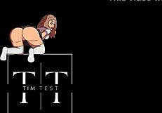 Tattooed Slut Drinks Piss And Cum