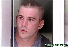 Big ass latina milf stepmom lets stepson fuck after jerking off!