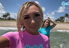 Camsoda girls lick pussy and fuck with dildo