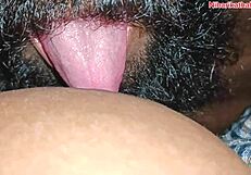 Playing With Stepmom's Big Tits And Sucking Her Nipples