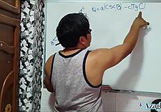 Asian Student Learns Sexual Math from Teacher