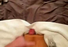 mac brampton fucks sex toy and cums on it