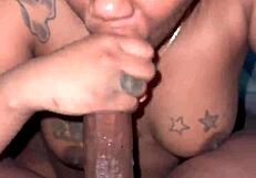 Nasty Freaky Slut Eats Cum and Creampie from Big Black Cock