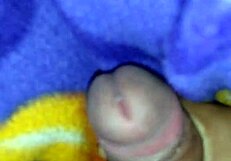 Mommy Gives Quickie Handjob And Fingering In Bed With Big Cock