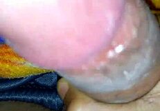 Mommy Gives Quickie Handjob And Fingering In Bed With Big Cock