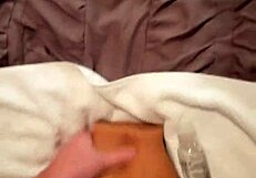 mac brampton fucks sex toy and cums on it