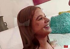 Hardcore Toy Gratifies Brunette Babe in Bondage