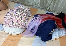 my stepdaughter virgin with tight soft pussy seduces me after dance classes in miniskirt highlighting her nice ass