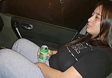 Big ass horny latina fucks in public park with pierced nipples