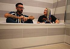 Livie shares her bath story in an emotional backstage interview with Frankie Jax