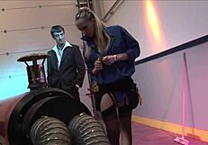 Diana Gold Looks Into His Eyes As He Cums Down Her Throat After Using Her Pussy?