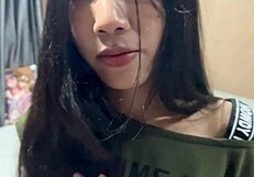 Big mistake sending that photo to the wrong person, revealing cum on tits.