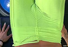 Fabi Drumond, the hot MILF, does an intense workout with her personal trainer, getting fucked hard.