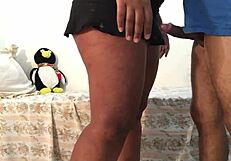 último dia de aula e ela veio em casa só para dar sua buceta