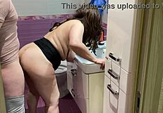 i saw the milf get anal fucked in the bathroom