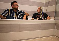 Livie shares her bath story in an emotional backstage interview with Frankie Jax