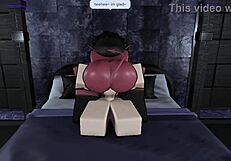 narrating my hardcore sex session with a fan in roblox, riding and blowing him