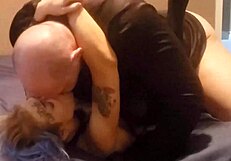 Man fucks woman's pussy on Easter