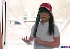 I always wondered how my teen gf's shaved pussy tastes!