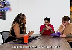 Boss Latina Milf Carla Morelli Fucks Big White Cock