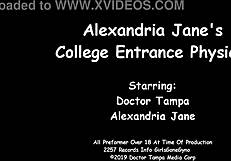 tampa university entrance physical with alexandria jane latina long hair