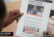 Blacked BBC Hungry Blonde Addison Vodka Begs to Be Bent Over and Fucked Like a Toy