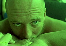 Blue-Eyed Wife Moans in Female POV as Husband Licks Pussy to Orgasm