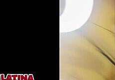 Scarlette lopez tall sexy teen 18+ latina in first porn casting video takes huge creampie in tight pussy