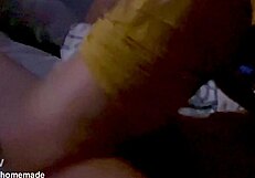 my step sister is the best at riding my cock in homemade cowgirl