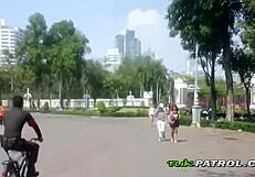 Sweet Asian teen asks, 'Want to slam my pussy hard?'