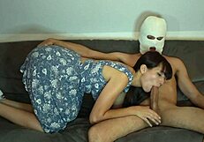 Sloppy gagging audition for porn star