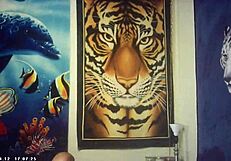 Ebony Beauty in Glasses Takes on Italian Dick in Interracial Behind-the-Scenes Action