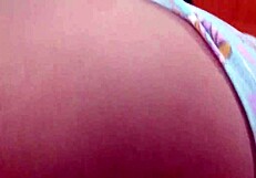 Petite Stepsister in Shorts Seduces Stepbrother with Assplay and Handjob on Wet Pussy.