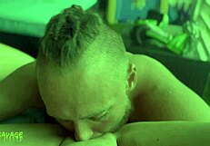 Blue-Eyed Wife Moans in Female POV as Husband Licks Pussy to Orgasm