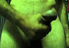 I touch my big cock gently and cum so satisfyingly in this moment