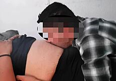 Milf girl gets belly button licked in fetish session