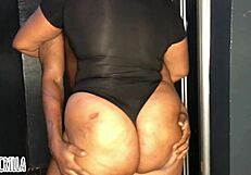 Chubby lady pounded hard.