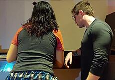 Niece's prostitute offers anal pleasures with gaping and squirting