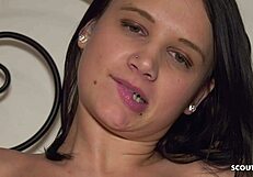 young german neighbor gives me nylon foot treat in pov