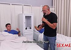 Doctors Haide and Unique fuck patients Loree Love intensely