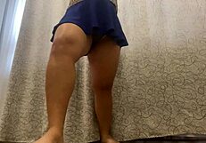 Horny Stepmom Masturbates Solo With Wet Pussy After Intense Workout Leading To Orgasm